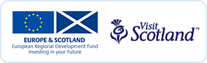 Europe and Scotland. European Regional Development Fund. Investing in your Future. Visit Scotland